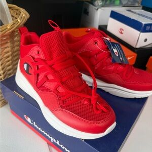 NWT Champion Bold Red Sneakers